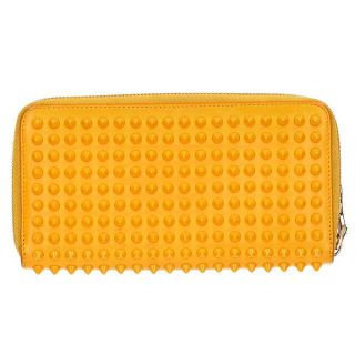 クリスチャンルブタン(Christian Louboutin)のクリスチャンルブタン PANETTONE WALLET スタッズ装飾ラウンドファスナー財布 レディース(財布)