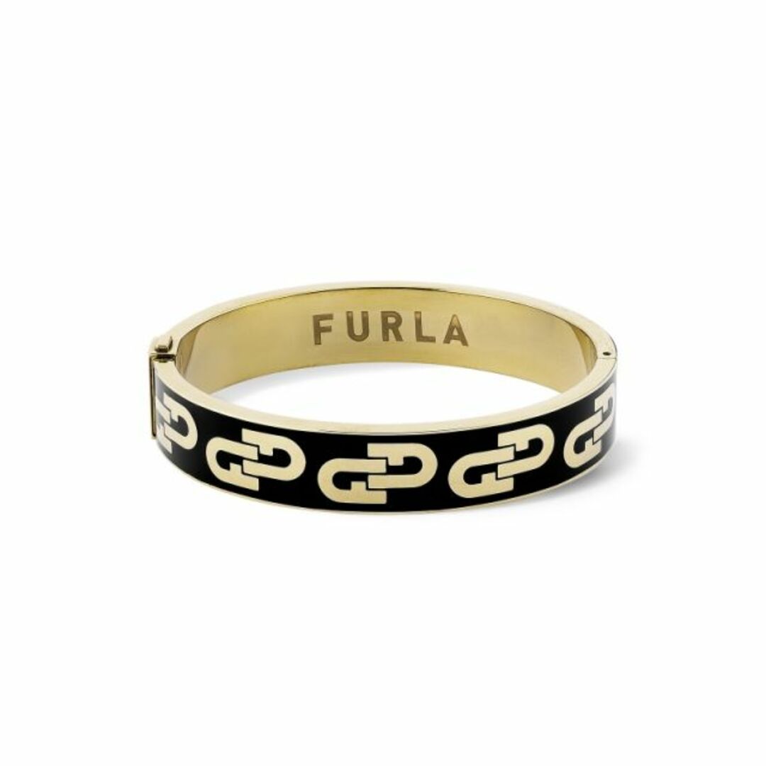 Furla(フルラ)のフルラ FURLA バングル FURLA ARCH FJ0124BTL YELLOW GOLD/BLACK レディースのアクセサリー(ブレスレット/バングル)の商品写真