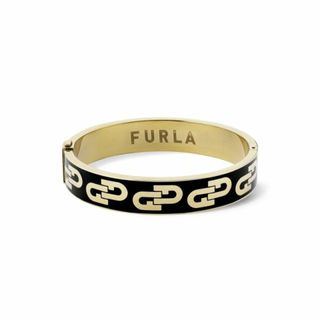 フルラ(Furla)のフルラ FURLA バングル FURLA ARCH FJ0124BTL YELLOW GOLD/BLACK(ブレスレット/バングル)