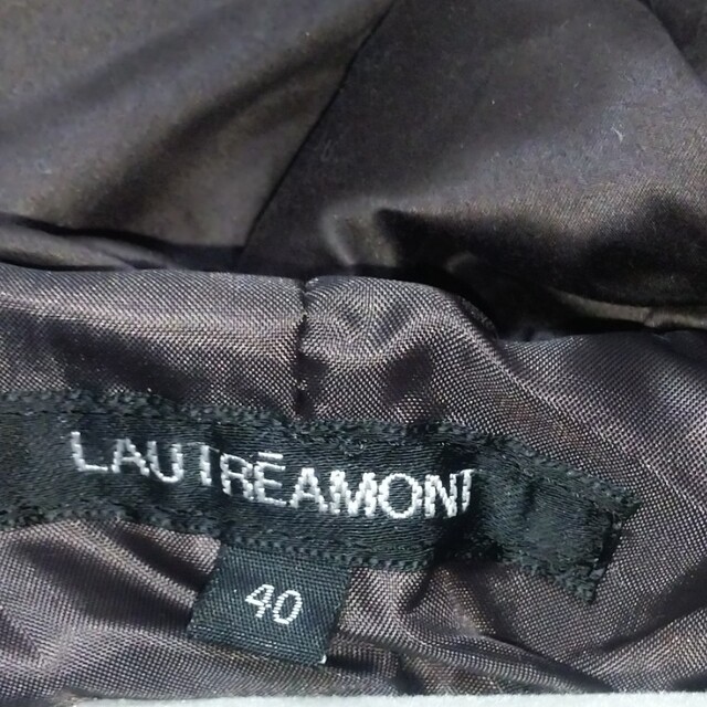 LAUTREAMONT(ロートレアモン)のLAUTREAMOND 焦げ茶　ｻｲｽﾞ40（L）ダウン レディースのジャケット/アウター(ダウンコート)の商品写真