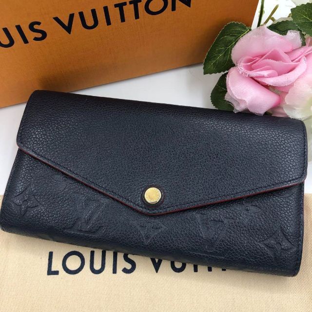 美品✨️ルイヴィトン アンプラント ポルトフォイユ サラ マリーヌ ... LOUIS VUITTON ルイヴィトン アンプラント ポルトフォイユ・サラ