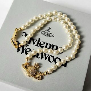 Vivienne Westwood - ヴィヴィアン エナメルオーブ ゴールドネックレス ...