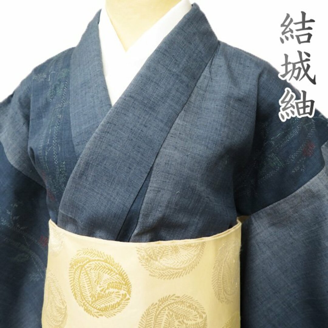 NEW限定品】 重要無形文化財 特選 本場 【中古】 L A824-11 着物