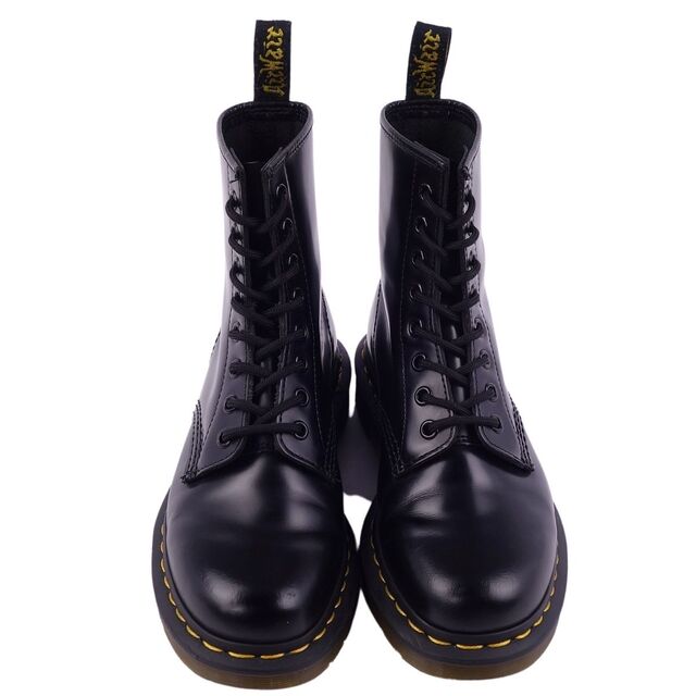 Dr.Martens(ドクターマーチン)の美品 ドクターマーチン Dr.Martens ブーツ ショートブーツ 1460 8ホール スムースレザー レースアップ シューズ メンズ UK5 US6 EU38(24cm相当) ブラック メンズの靴/シューズ(ブーツ)の商品写真