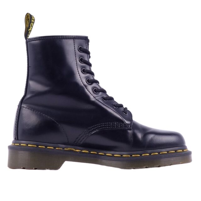 Dr.Martens(ドクターマーチン)の美品 ドクターマーチン Dr.Martens ブーツ ショートブーツ 1460 8ホール スムースレザー レースアップ シューズ メンズ UK5 US6 EU38(24cm相当) ブラック メンズの靴/シューズ(ブーツ)の商品写真