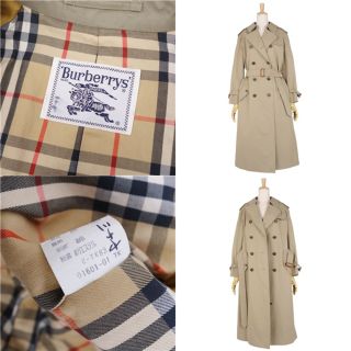 BURBERRY - 美品 Vintage バーバリー Burberrys コート トレンチコート