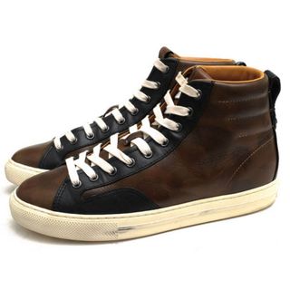 コーチ／COACH シューズ スニーカー 靴 ハイカット メンズ 男性 男性用レザー 革 本革 ブラウン 茶 C227 Wild Beast High  Top ワイルドビースト