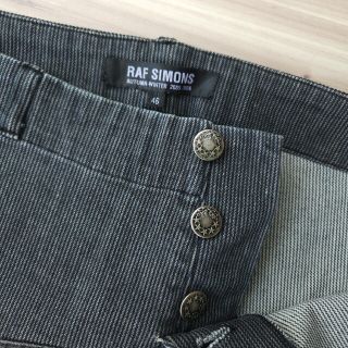 RAF SIMONS - 05aw RAF SIMONS 再構築デニムドッキング グレー