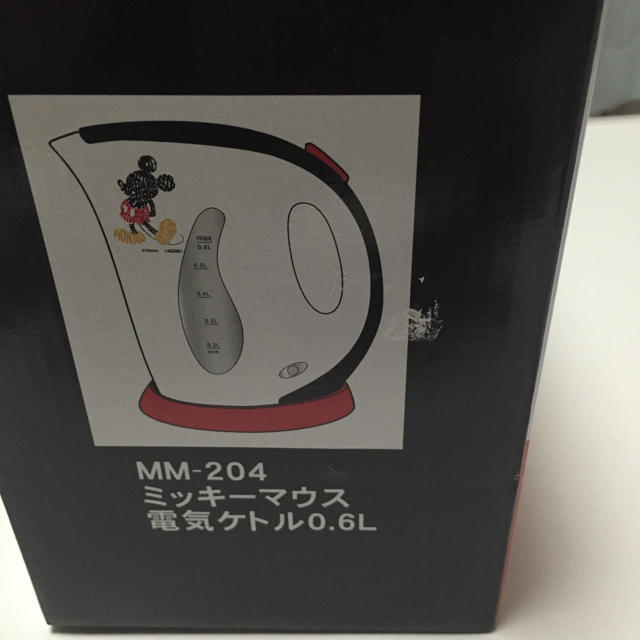 Disney(ディズニー)の☆新品☆電気ケトル ミッキーマウス 0.6L スマホ/家電/カメラの生活家電(電気ケトル)の商品写真