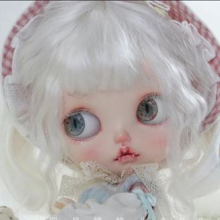 カスタムブライス 海外作家様 白猫 フルセット かわいい 猫目の通販