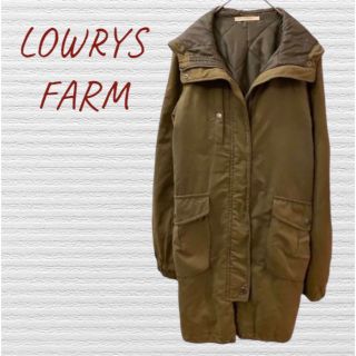 ローリーズファーム(LOWRYS FARM)の【Lowrys Farm】モッズコート ダウン カーキ ミリタリー M 秋冬(モッズコート)