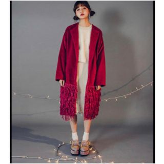 メリージェニー(merry jenny)のmerry jenny 【村田倫子】ループコート 新品未使用(ロングコート)