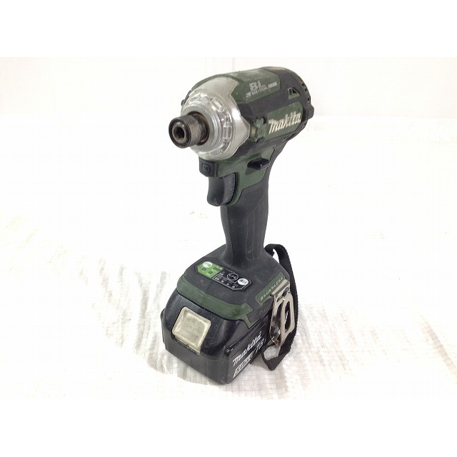 ☆品☆makita マキタ 18V 充電式インパクトドライバ TD171D オリーブ バッテリー2個(6.0Ah 5.0Ah) 充電器 ケース付 66889