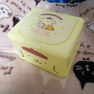ポムポムプリン(ポムポムプリン)のSanrio Original★ポムポムプリン★黄色のワンプッシュBOX(小物入れ)