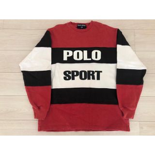 ポロラルフローレン(POLO RALPH LAUREN)の希少初期POLO SPORT ポロスポーツ 90s デカロゴスウェットトレーナー(スウェット)