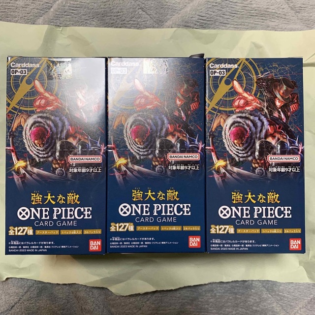 ワンピース 強大な敵 3box 新品 未開封 テープ付き ONE PIECE