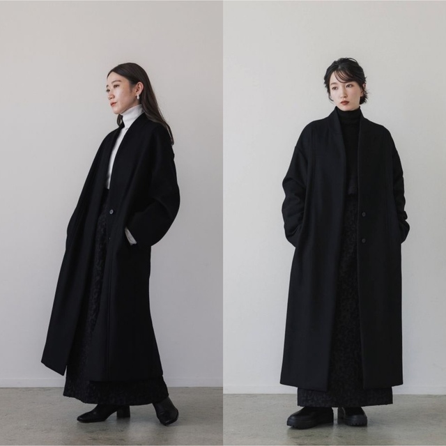 SIWEM ＊SUPER FINE WOOL KIMONO COAT　S レディースのジャケット/アウター(ロングコート)の商品写真