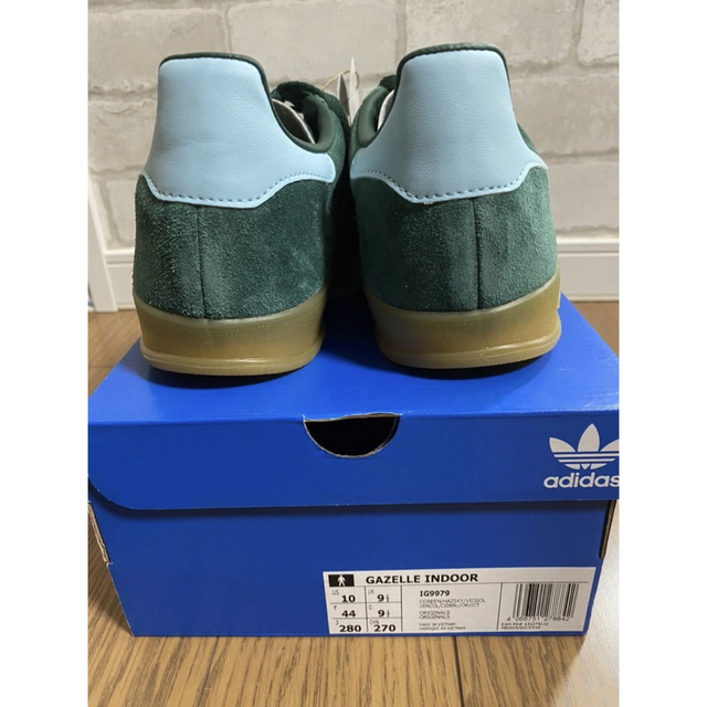 adidas(アディダス)の27.5cm adidas Gazelle Indoor Green 新品未使用 メンズの靴/シューズ(スニーカー)の商品写真