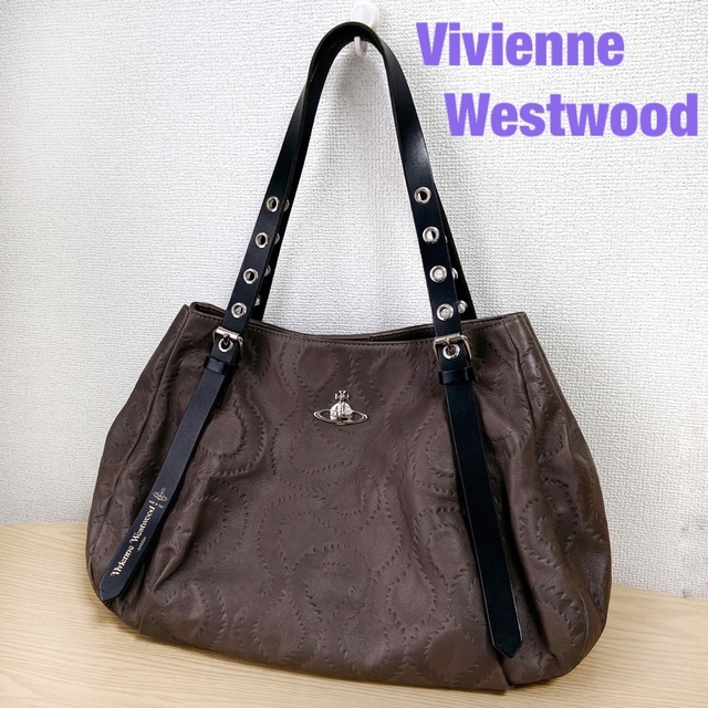 美品】Vivienne Westwood トートバッグ スクイグル レディース バッグ