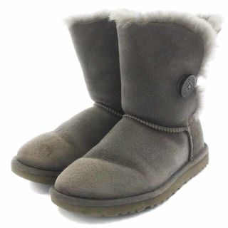 アグ(UGG)のアグ オーストラリア ムートンブーツ US6 23cm グレー(ブーツ)