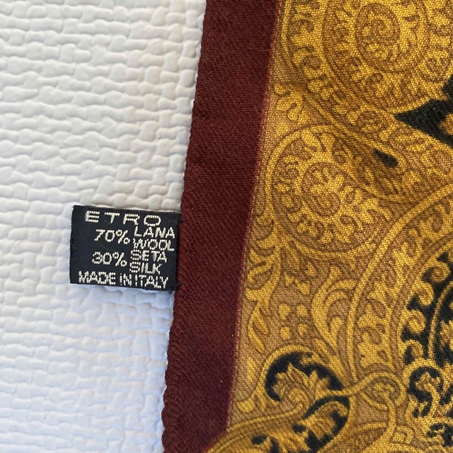 ETRO(エトロ)のエトロ　スカーフ　シルク ウール ストール レディースのファッション小物(バンダナ/スカーフ)の商品写真