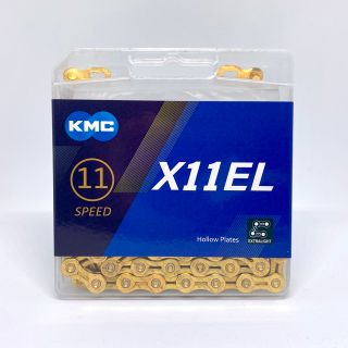 ケーエムシー(KMC)のKMC X11EL チェーン ゴールド(パーツ)