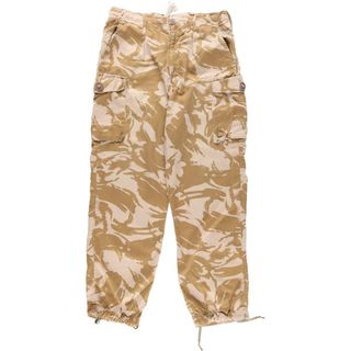 古着 イギリス軍 TROUSERS,COMBAT TROPICAL DESERT DPM デザートDPMカモ ミリタリー カーゴパンツ コンバットパンツ メンズw34 /eaa314177(ワークパンツ/カーゴパンツ)