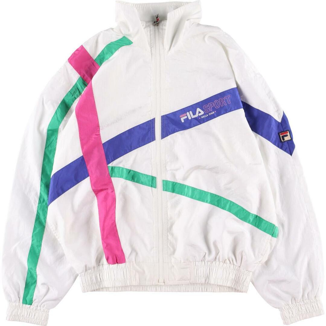 90年代 フィラ FILA バックプリント ウインドブレーカー レディースM ヴィンテージ /eaa314269