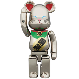 メディコムトイ(MEDICOM TOY)の超合金 BE@RBRICK 招き猫 銀メッキ弐(その他)