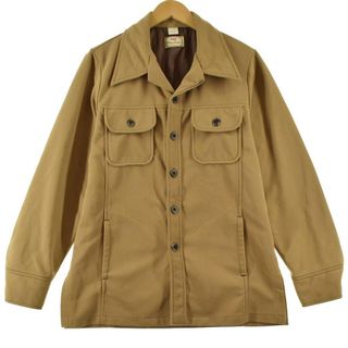 リーバイス(Levi's)の古着 70年代 リーバイス Levi's PANATELA パナテラ オープンカラー 長袖 シャツジャケット メンズL ヴィンテージ /eaa308372(シャツ)