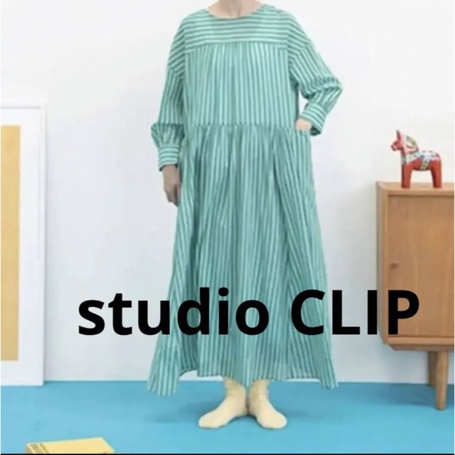 STUDIO CLIP(スタディオクリップ)の感謝sale❤️4398❤️studio CLIP②❤️ゆったり可愛いワンピース レディースのワンピース(ロングワンピース/マキシワンピース)の商品写真