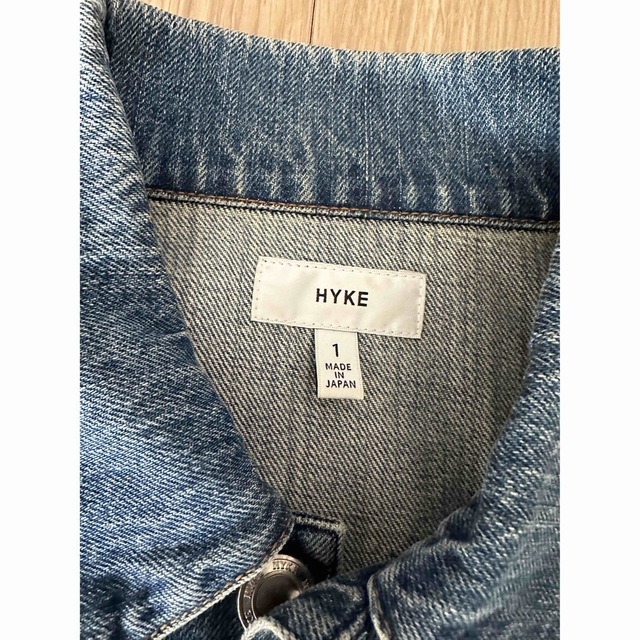 HYKE(ハイク)のHYKE DENIM JACKET TYPE3(BIG FIT) レディースのジャケット/アウター(Gジャン/デニムジャケット)の商品写真