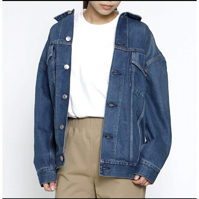 HYKE(ハイク)のHYKE DENIM JACKET TYPE3(BIG FIT) レディースのジャケット/アウター(Gジャン/デニムジャケット)の商品写真