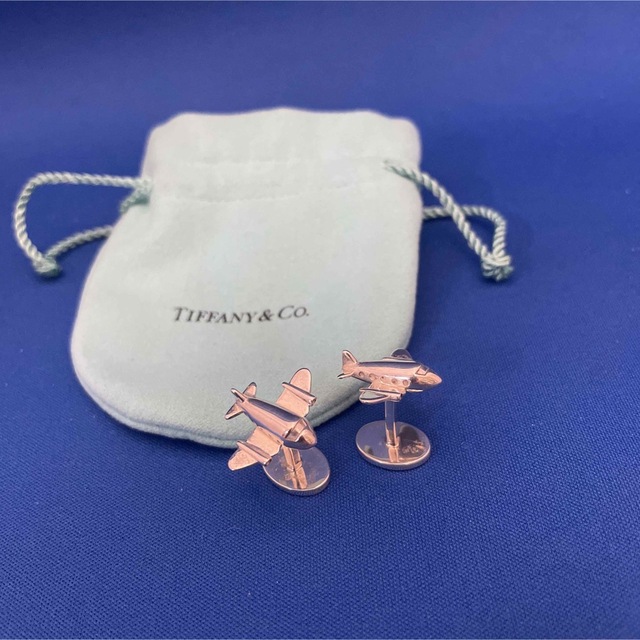 TIFFANY&Co. カフリンクス 925飛行機 シルバー ファッション 9690円