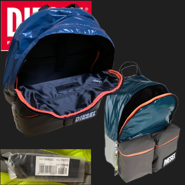 DIESEL(ディーゼル)の【国内完売】DIESELバックパック BACKYO リュックサック　ブルー メンズのバッグ(バッグパック/リュック)の商品写真