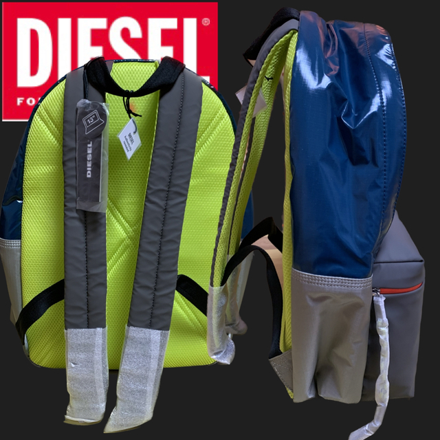 DIESEL(ディーゼル)の【国内完売】DIESELバックパック BACKYO リュックサック　ブルー メンズのバッグ(バッグパック/リュック)の商品写真