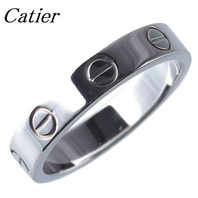 4年保証』 Cartier Cartier【10705】 750WG #50 ミニラブリング