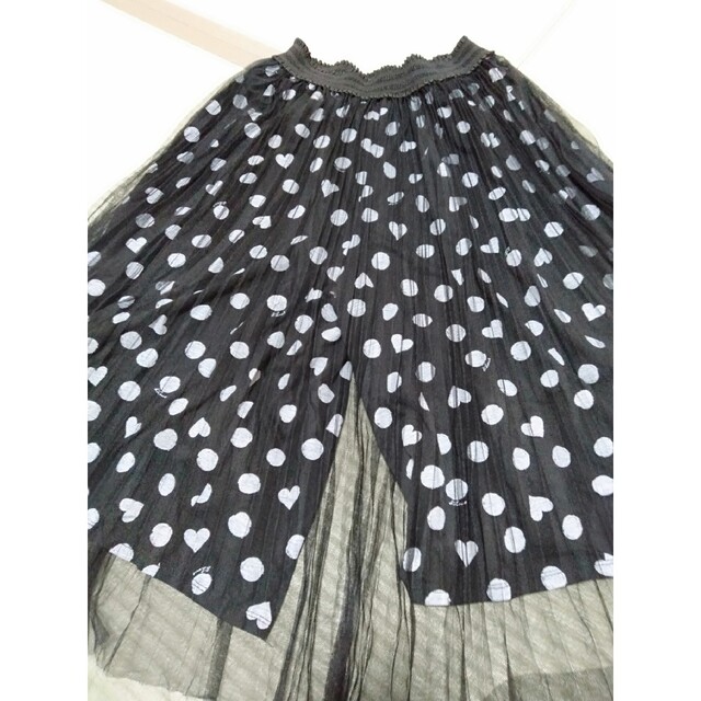 &LOVE チュールスカート×キュロット レディースのスカート(ひざ丈スカート)の商品写真