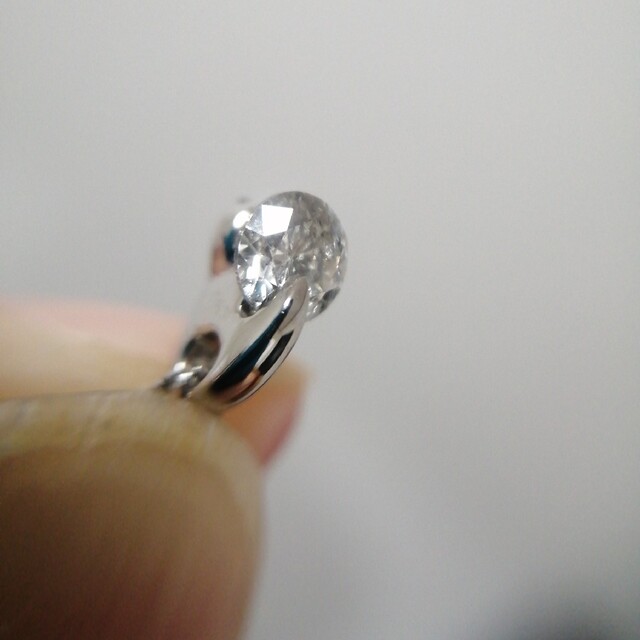 pt900/pt850   ダイヤモンド　ネックレス　一粒ダイヤモンド