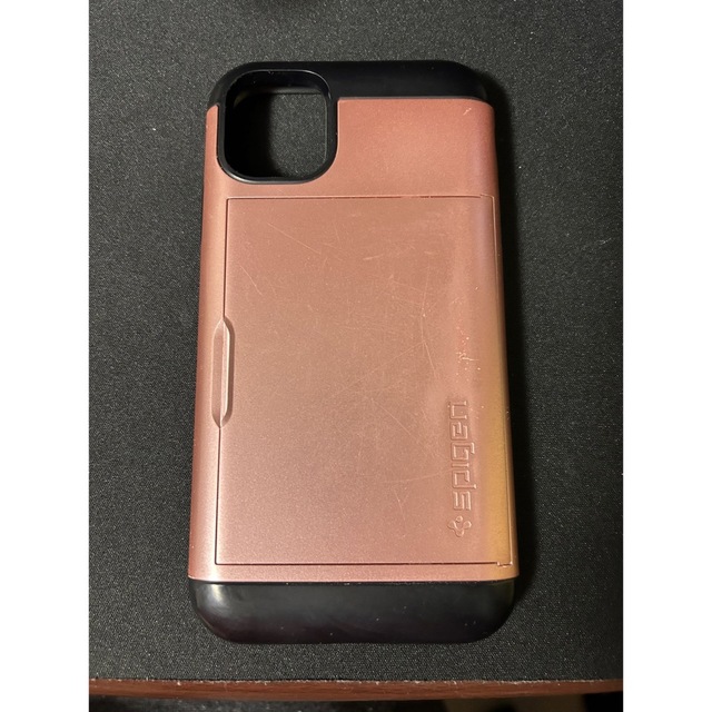 Spigen(シュピゲン)のiPhone11 iPhoneケースSpigenスリムアーマーCSローズゴールド スマホ/家電/カメラのスマホアクセサリー(iPhoneケース)の商品写真