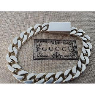 超レア廃盤品】GUCCI 喜平 フラットリンクチェーン ブレスレット 19号-