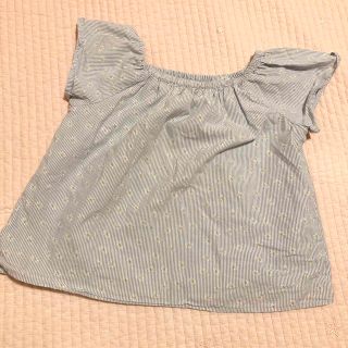 ザラキッズ(ZARA KIDS)のZARA 98 ストライプ　花柄　トップス(Tシャツ/カットソー)