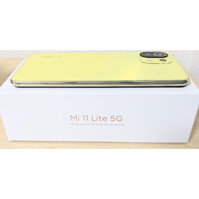 Xiaomi Mi 11 Lite 5G 32GBSD付 イエロー SIMフリー