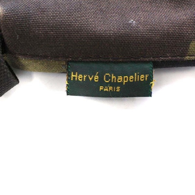 Herve Chapelier(エルベシャプリエ)のエルベシャプリエ コーデュラナイロン舟型ショルダーS カーキ 2885W レディースのバッグ(ショルダーバッグ)の商品写真