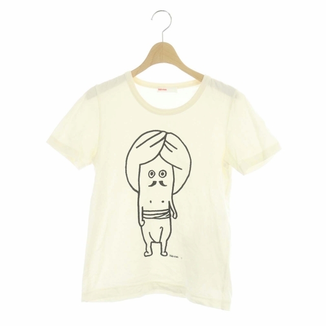 ネネット Ne-net プリントTシャツ カットソー 半袖 コットン 2 白 | フリマアプリ ラクマ