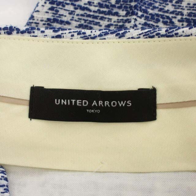 UNITED ARROWS(ユナイテッドアローズ)のユナイテッドアローズ ツイードテーパードパンツ センタープレス ジッパーフライ レディースのパンツ(その他)の商品写真