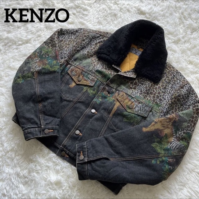 KENZO】北斎タグ/虎/セットアップ-