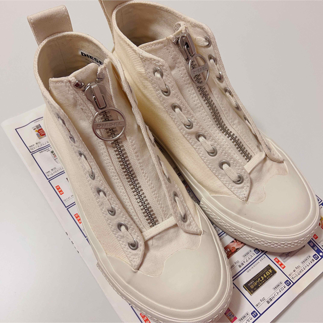 DIESEL スニーカー ホワイト レディース 24cm