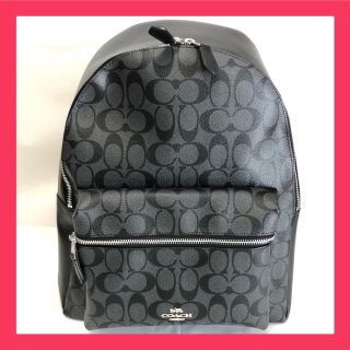 コーチ(COACH)の🔸訳ありお買得品🔸コーチ リックサック シグネチャー ※内側ファスナー破損(リュック/バックパック)