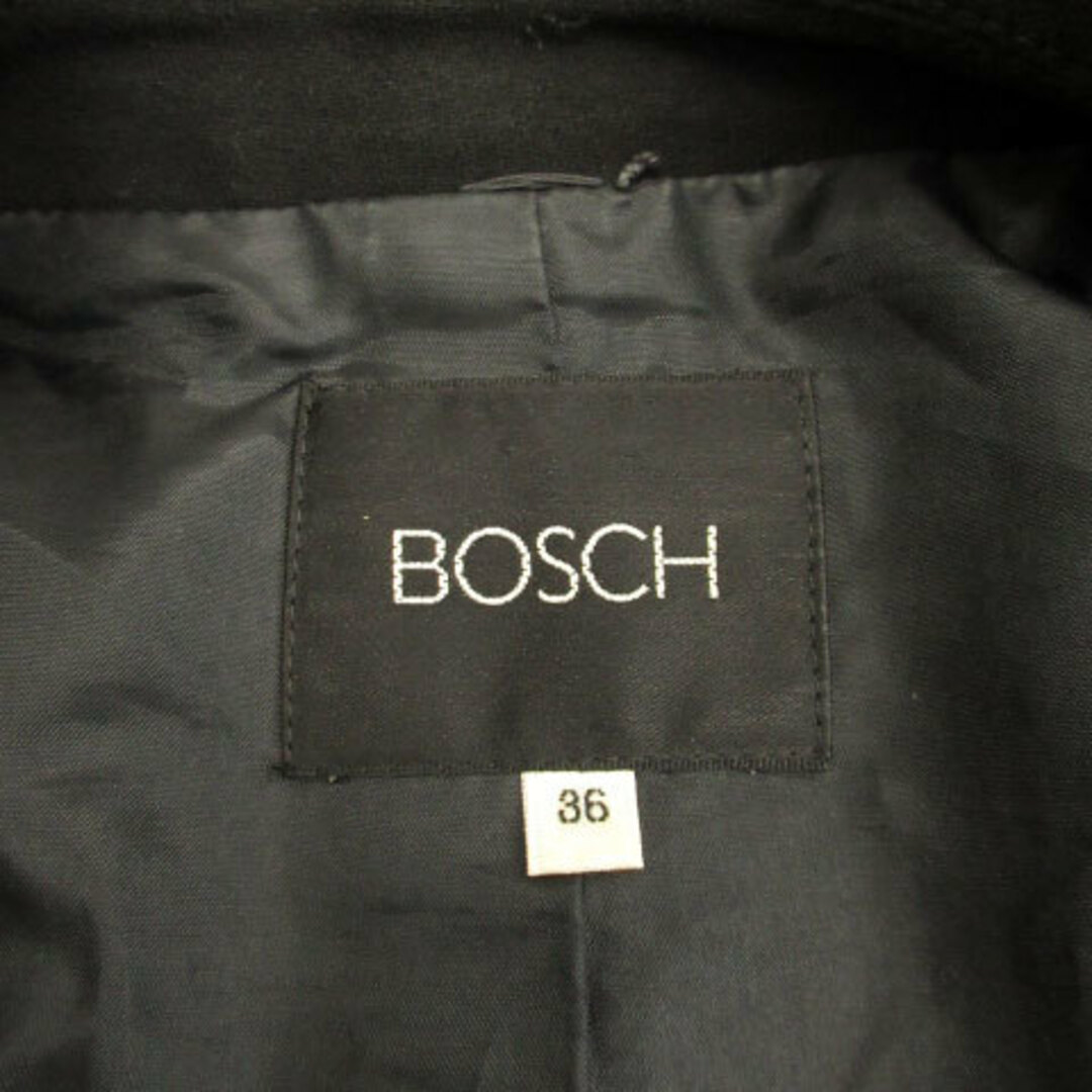 BOSCH(ボッシュ)のボッシュ テーラードジャケット ミドル丈 シングルボタン 36 ブラック 黒 レディースのジャケット/アウター(その他)の商品写真